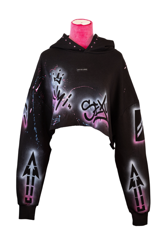 HOODIE, SIZE: SMALL (OVERSIZED)