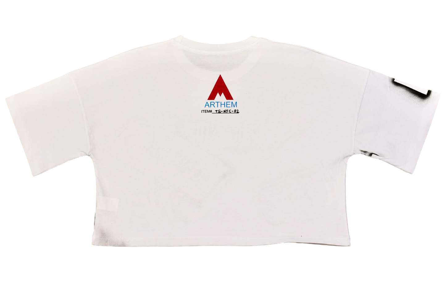 CROP T-SHIRT, SIZE: LARGE