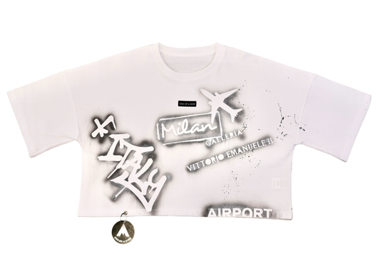 CROP T-SHIRT, SIZE: EXTRA LARGE