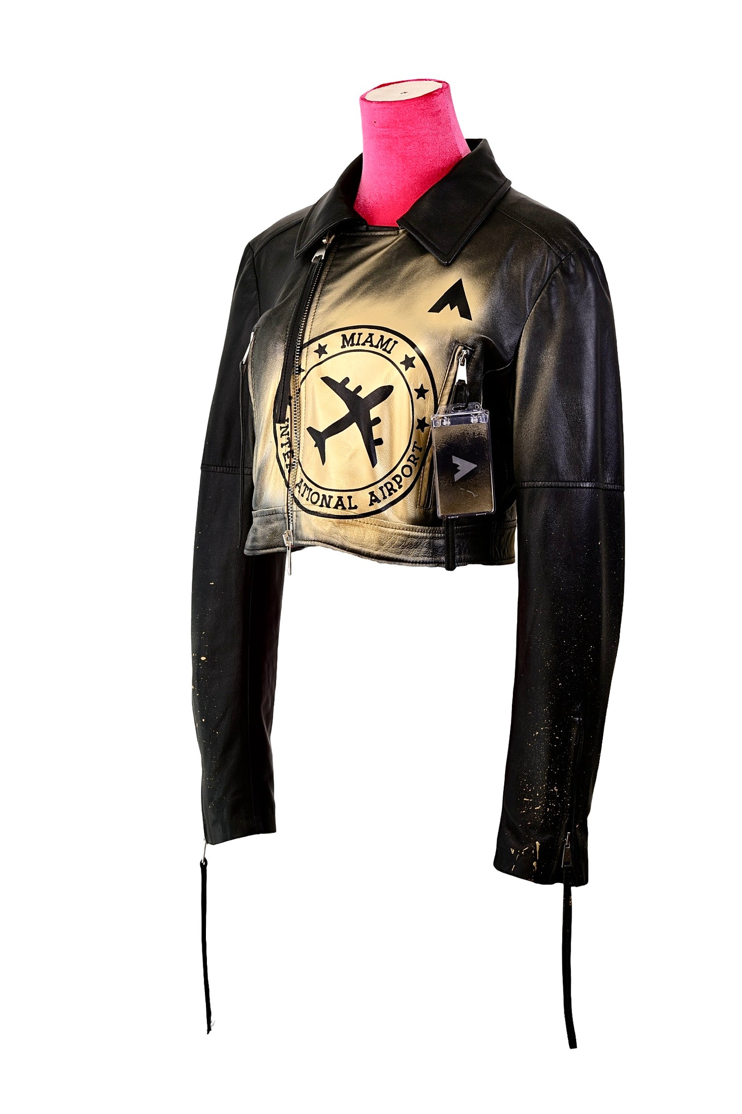SPECIAL EDITION - LEATHER BIKER JACKET- SIZE: 44 (LARGE)